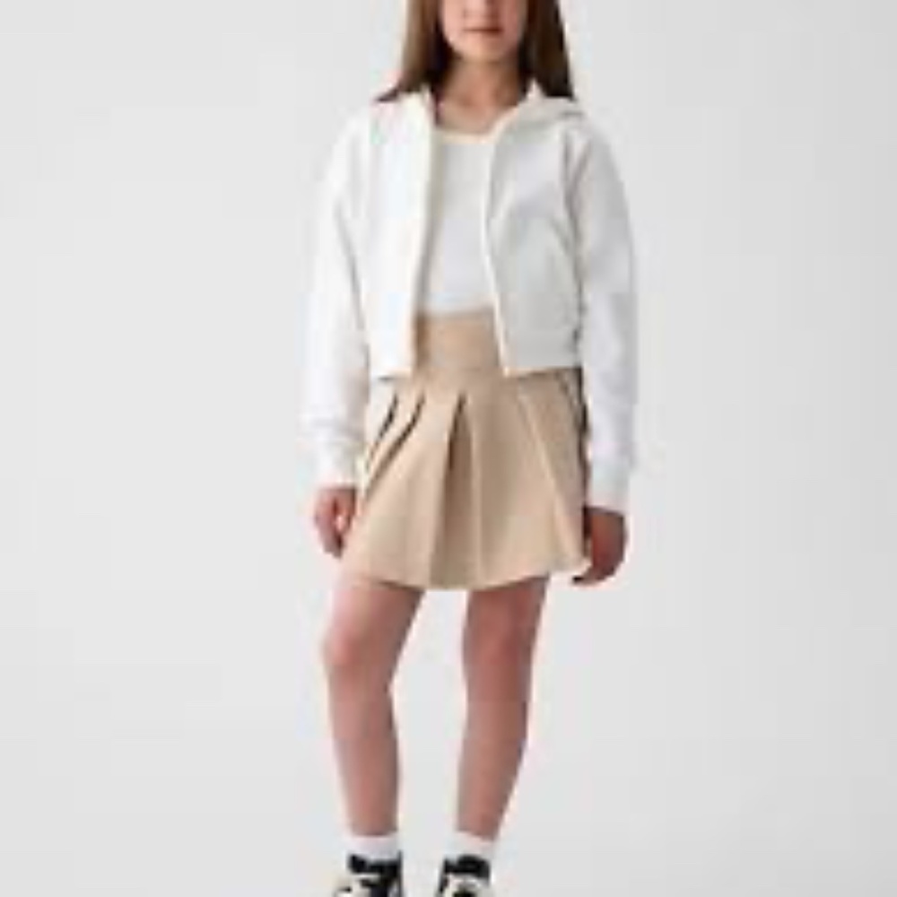 Gap Kids Khaki Pleated Skirt